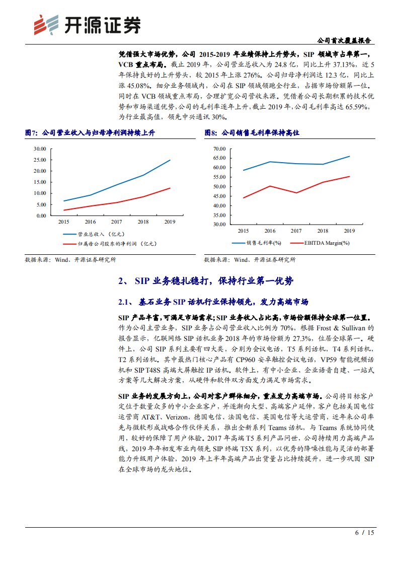 亿联网络-SIP王者稳地位，VCS强者期归来-200508.pdf 第6页