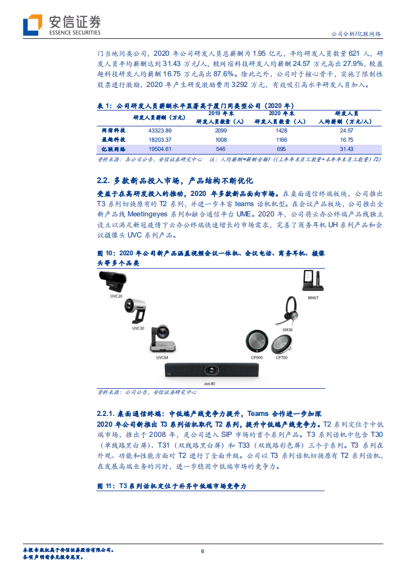 亿联网络-疫情之下逆势增长，重研发促产品结构优化升级-210511.pdf 第6页