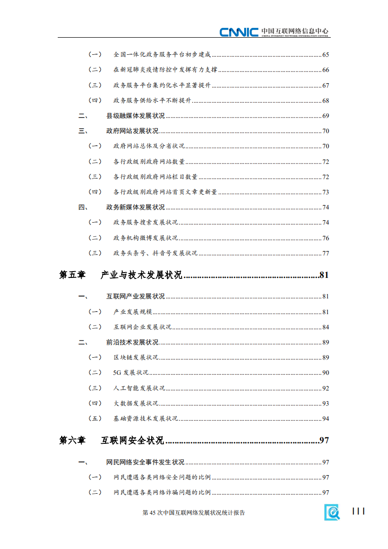 中国互联网络信息中心：中国互联网络发展状况统计报告（2020年4月）.pdf 第6页