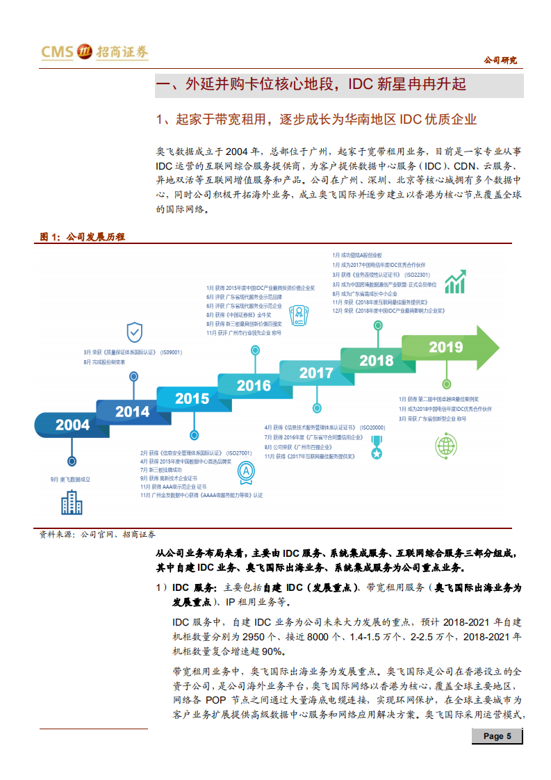 奥飞数据-背靠互联网巨头，乘5G东风快速扩张的IDC新锐-200303.pdf 第5页