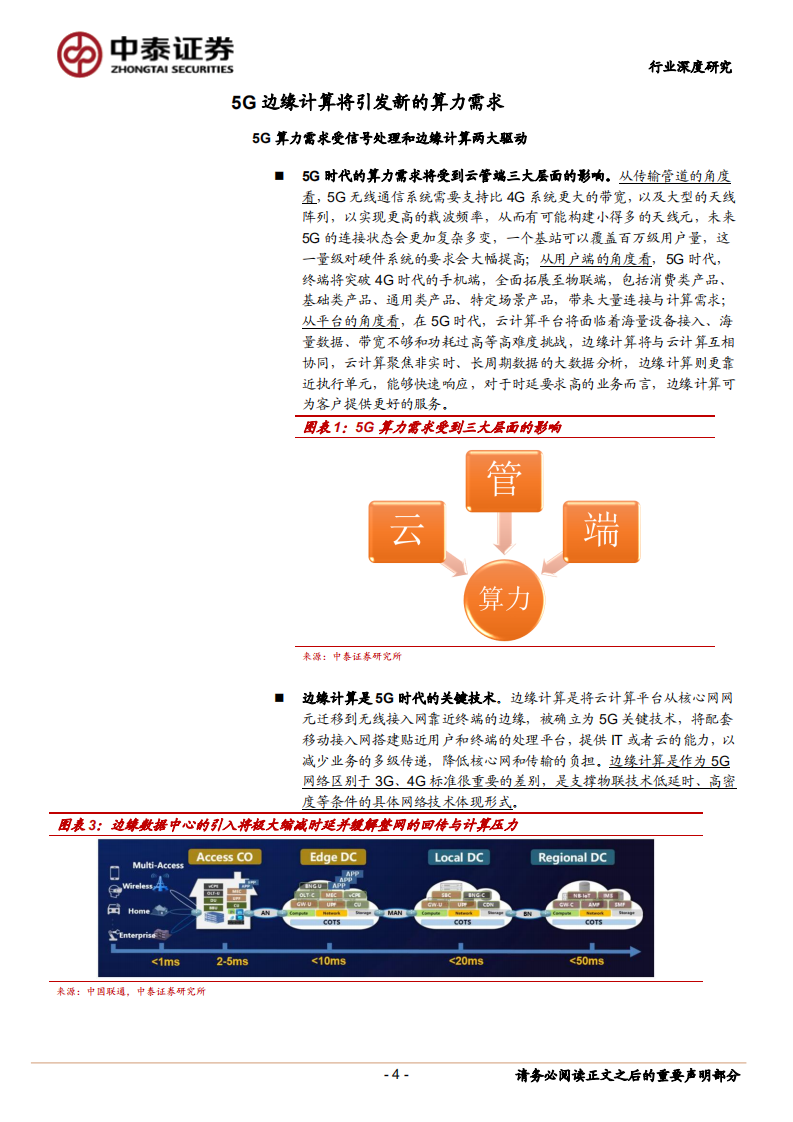 边缘计算系列深度研究之三：5G边缘计算将引发算力产业格局巨变.pdf 第4页