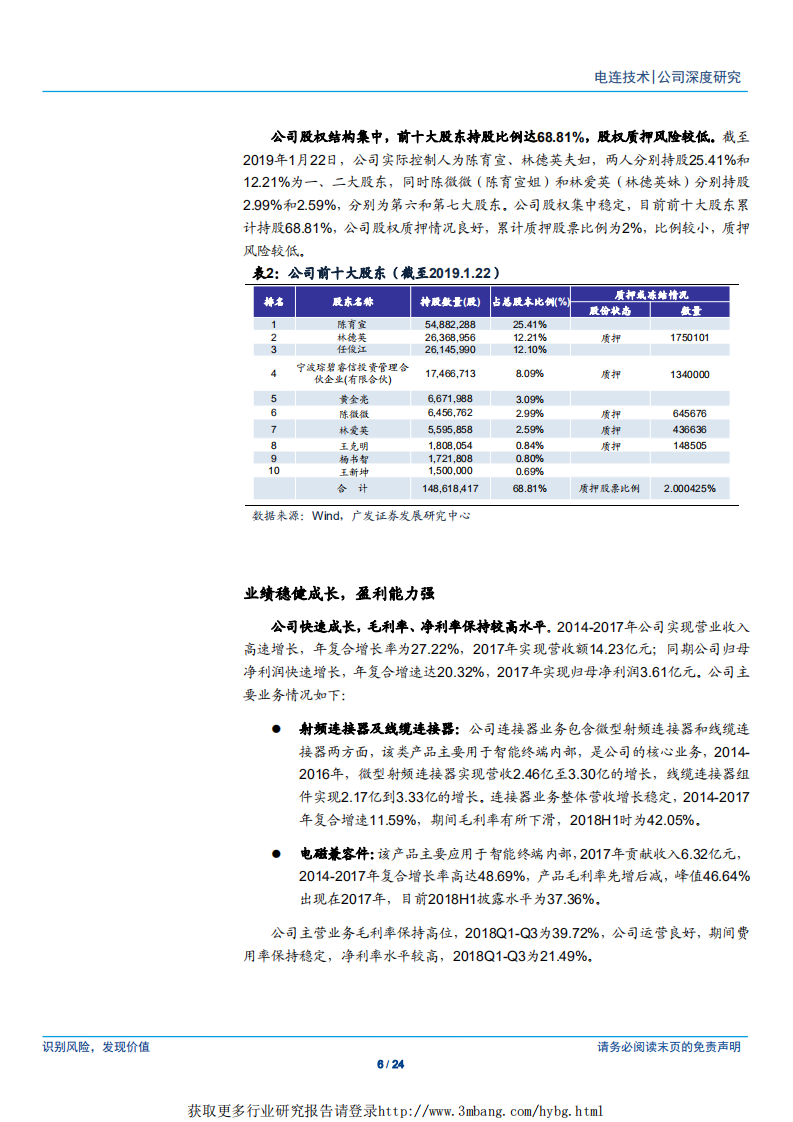 电连技术-射频连接器龙头，发力5G成长可期-190418.pdf 第6页