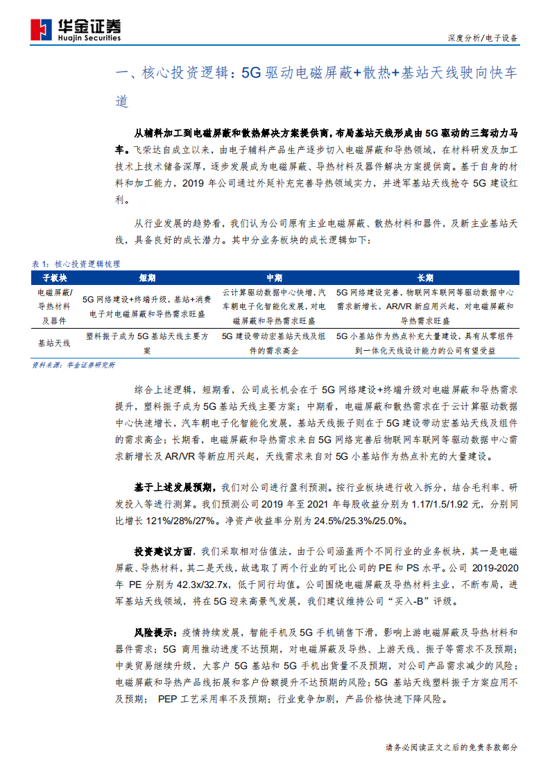 飞荣达-散热屏蔽好赛道，5G需求驱成长-200407.pdf 第6页