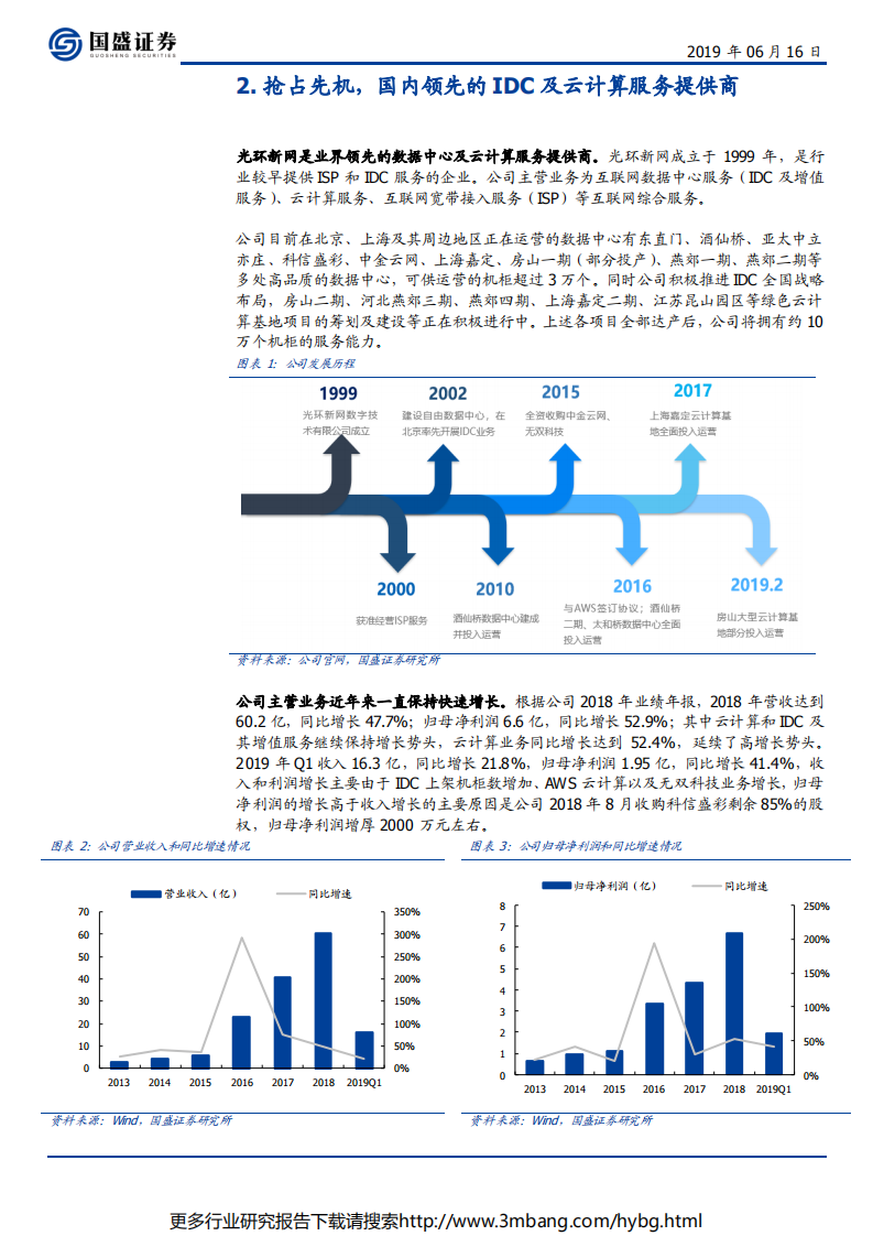 光环新网-5G流量基石，IDC增长先锋-190616.pdf 第6页