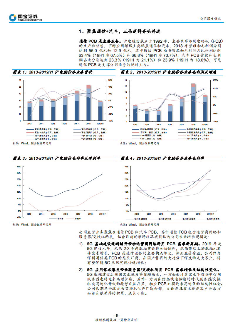沪电股份-5G量价齐升，服务器接力高成长-191105.pdf 第5页