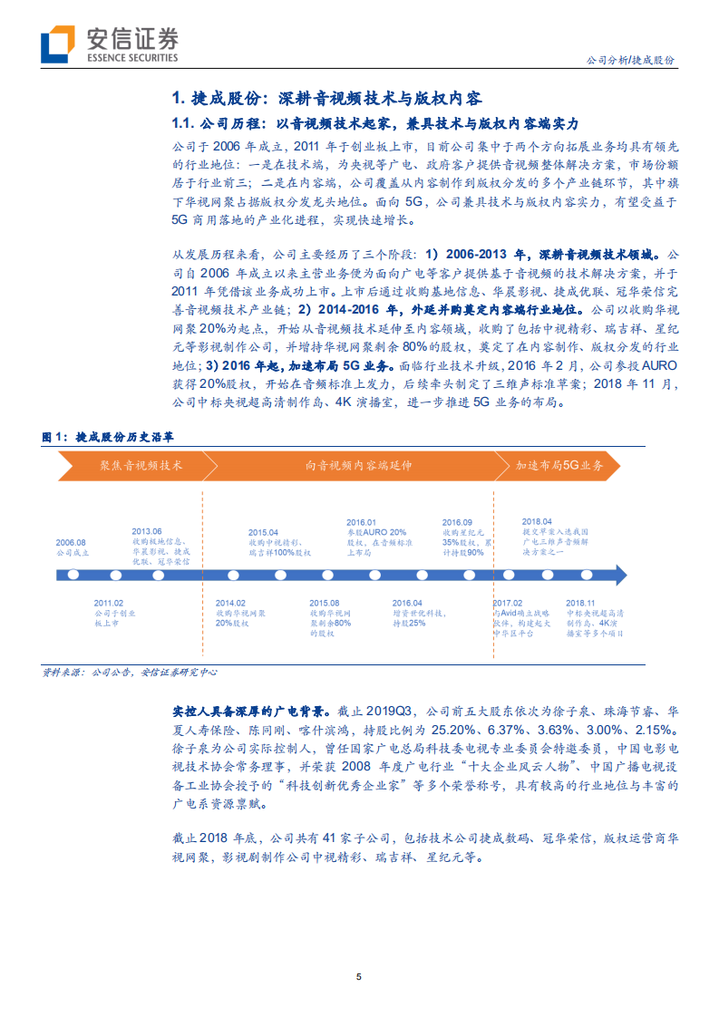 捷成股份-轻装上阵，预计将受益于5G商用落地-200214.pdf 第5页