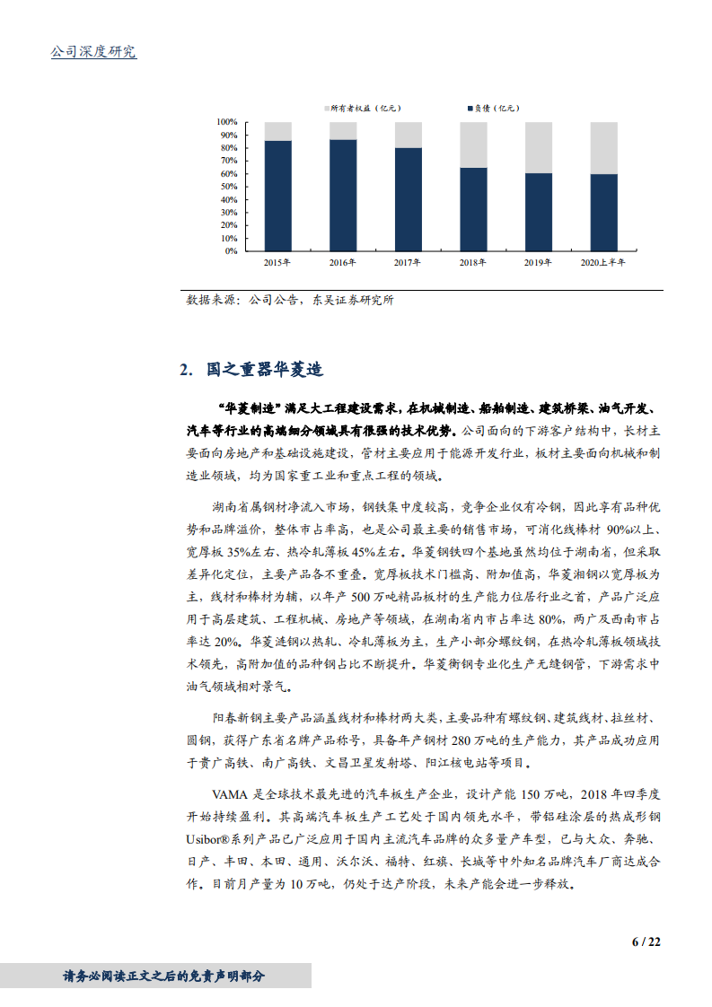 2020年华菱钢铁市场化债转股，优化资本结构企业深度研究报告.pdf 第5页