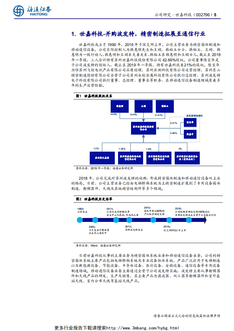 世嘉科技-公司研究报告：世嘉科技~5G时代基站无线侧后起之秀-190612.pdf 第5页