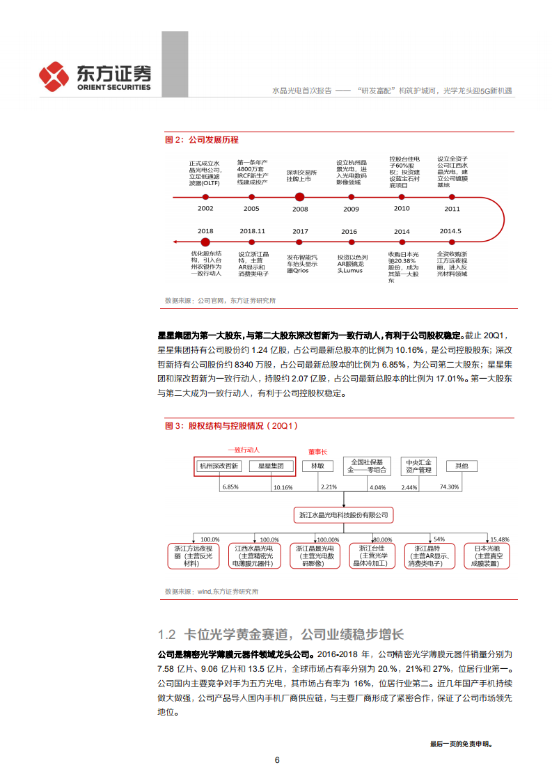 水晶光电-“研发富配”构筑护城河，光学龙头迎5G新机遇-200527.pdf 第6页