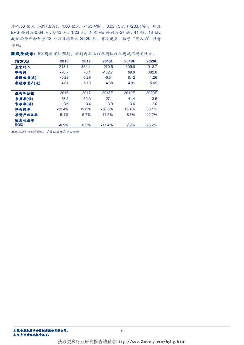 天和防务-军民融合先锋，5G环形器&铁氧体龙头-190227.pdf 第2页