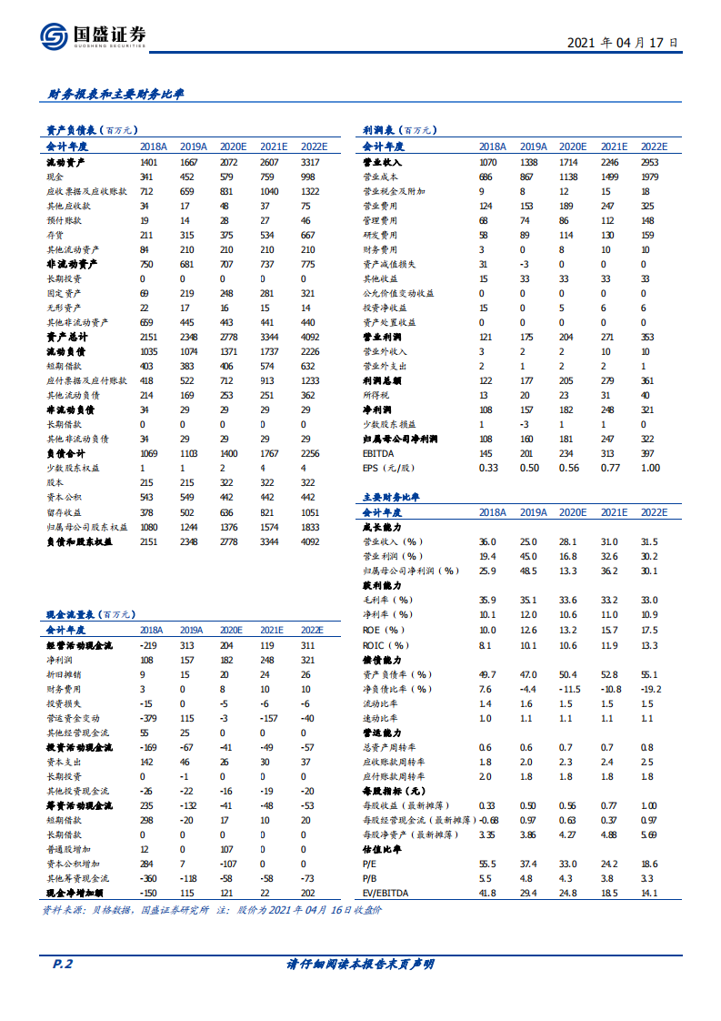 英维克-“碳中和”最佳助攻，云、储能、5G共促高景气.pdf 第2页