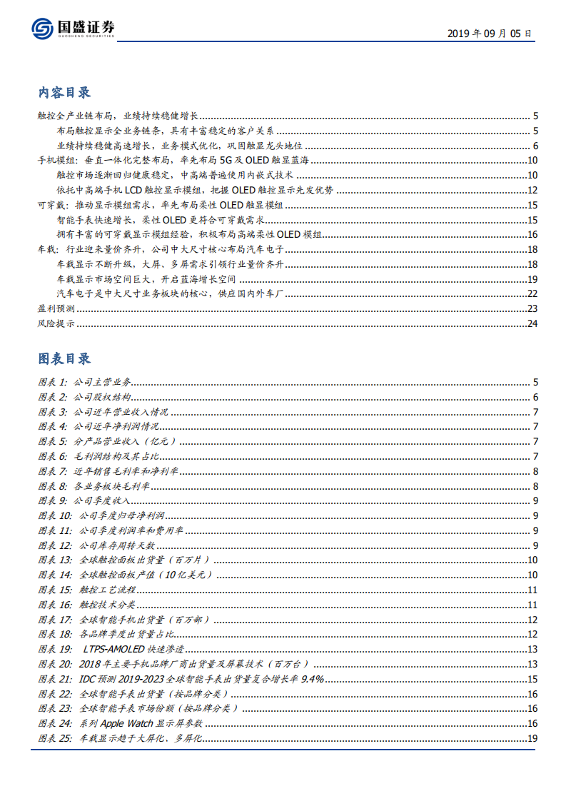 长信科技-稳健触显龙头开辟5G及OLED蓝海市场-190905.pdf 第3页