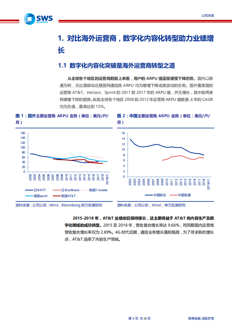 中国联通-“ARPU反转”+“格局改善”，5G步入成长新通道-191227.pdf 第6页