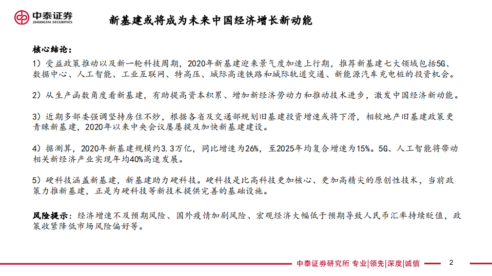 新基建或将成为未来中国经济增长新动能-200414.pdf 第2页