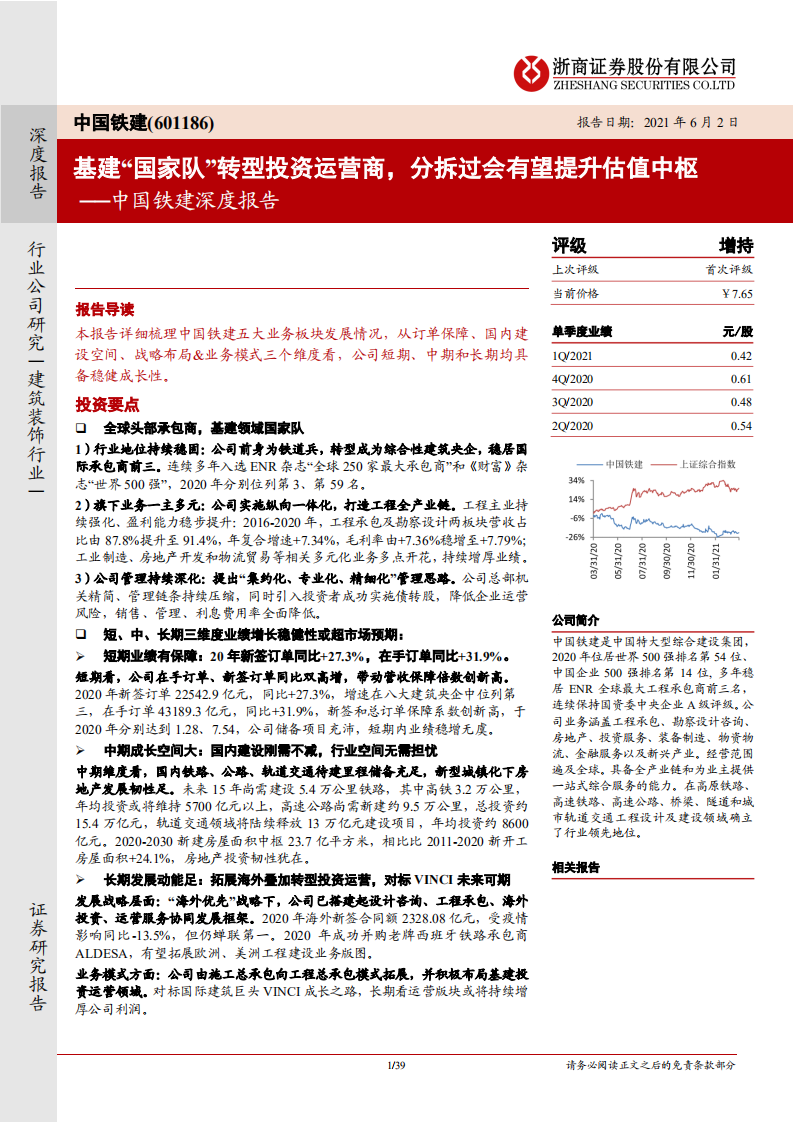 中国铁建-深度报告：基建&ldquo;国家队&rdquo;转型投资运营商，分拆过会有望提升估值中枢-210602.pdf 第1页