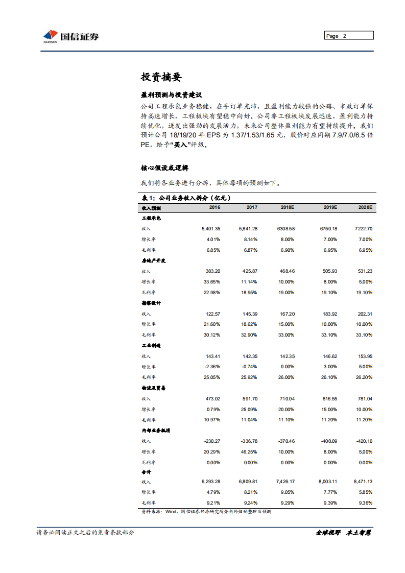中国铁建：基建龙头，补短板优先受益，多元布局迸发活力.pdf 第2页