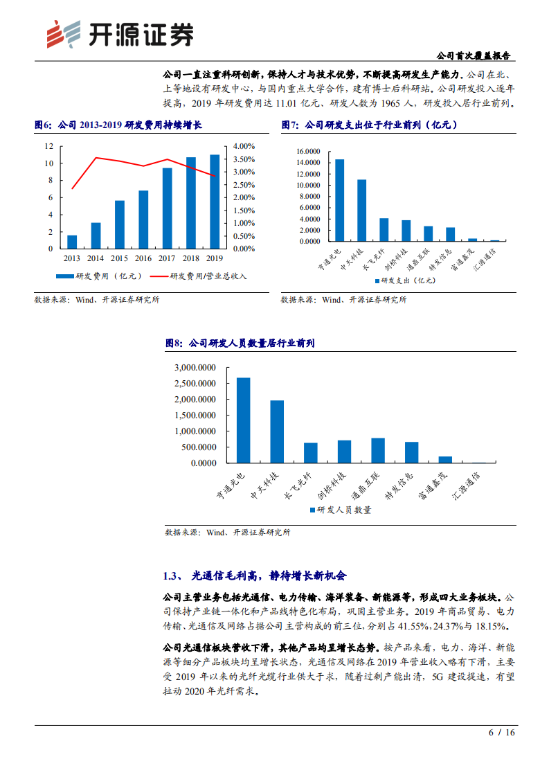 中天科技-公司首次覆盖报告：5G推进“如日中天”，光纤光缆静待佳音-200515.pdf 第6页