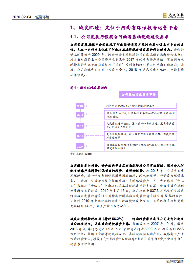 城发环境-河南垃圾焚烧龙头，后来者居上-200204.pdf 第4页