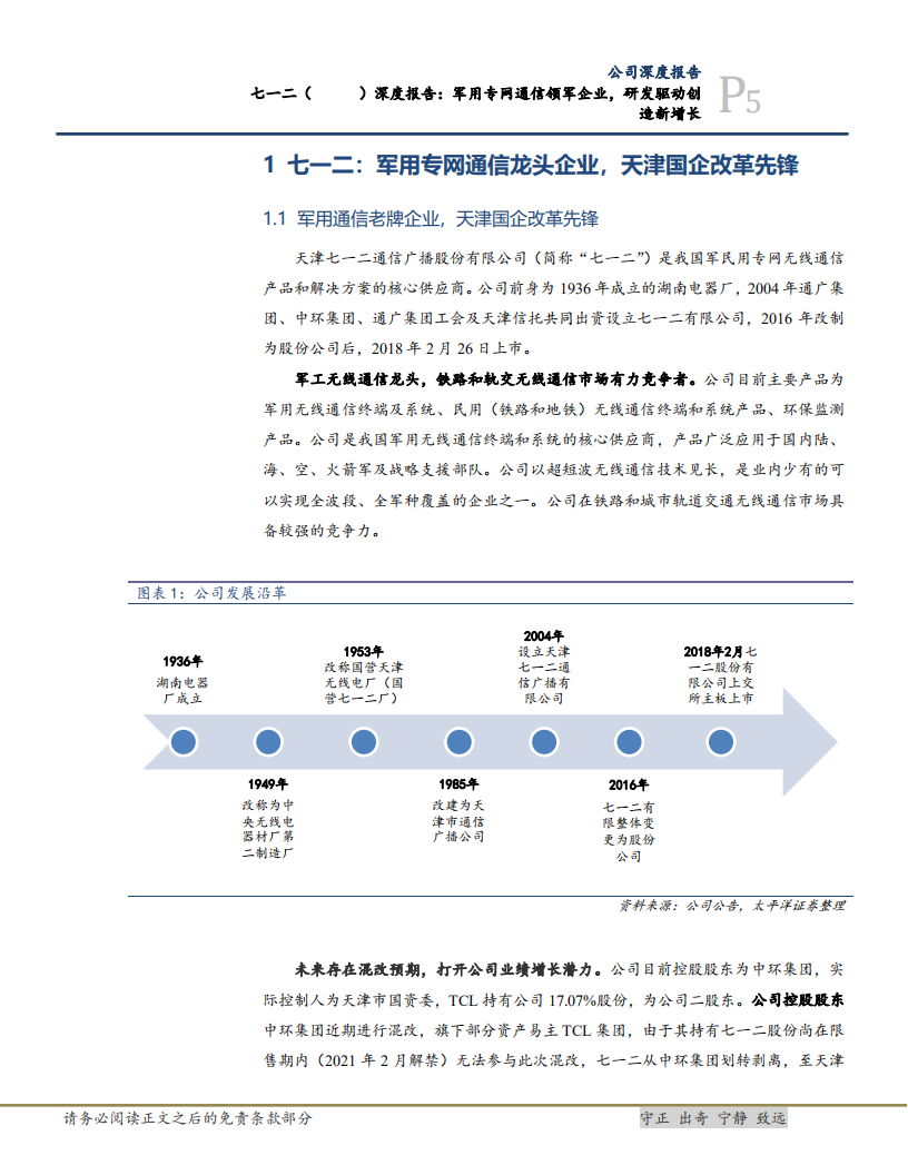 2020年七一二成为军用无线通信领军企业深度研究报告.pdf 第3页