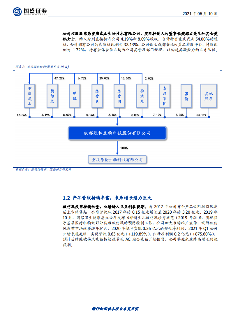 欧林生物-首次覆盖报告：疫苗新锐业绩有望高速增长，管线品种值得期待-210610.pdf 第5页
