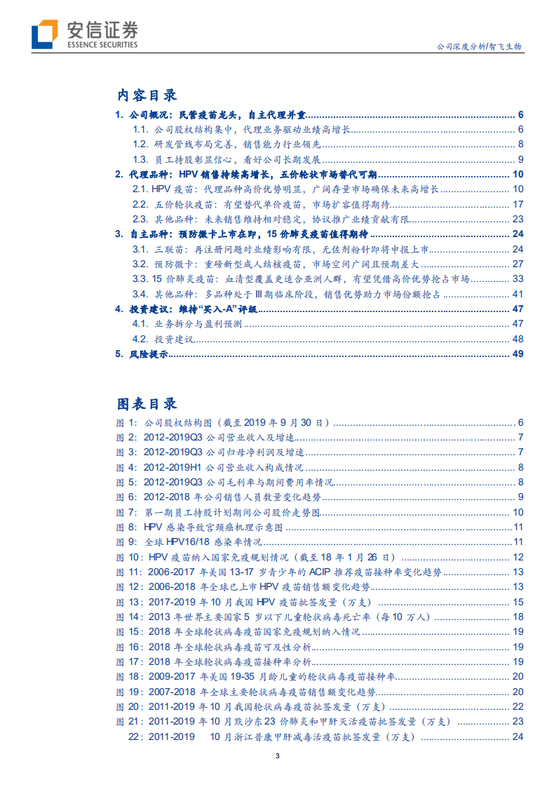 智飞生物-国内民营疫苗龙头，自主代理双翼齐飞-191210.pdf 第3页