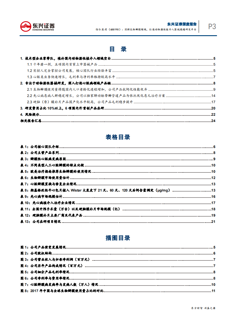 佰仁医疗-深耕生物瓣膜领域，打造动物源性植介入器械高端研发平台-200623.pdf 第3页