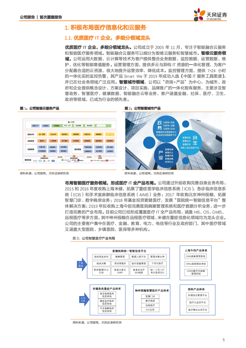 荣科科技-优质医疗IT企业，迈入新一轮发展期-200102.pdf 第5页