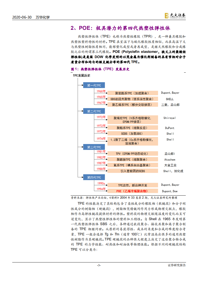 万华化学-新材料系列报告之一：切入POE，成长性堪比MDI的又一极佳赛道-20200630.pdf 第3页