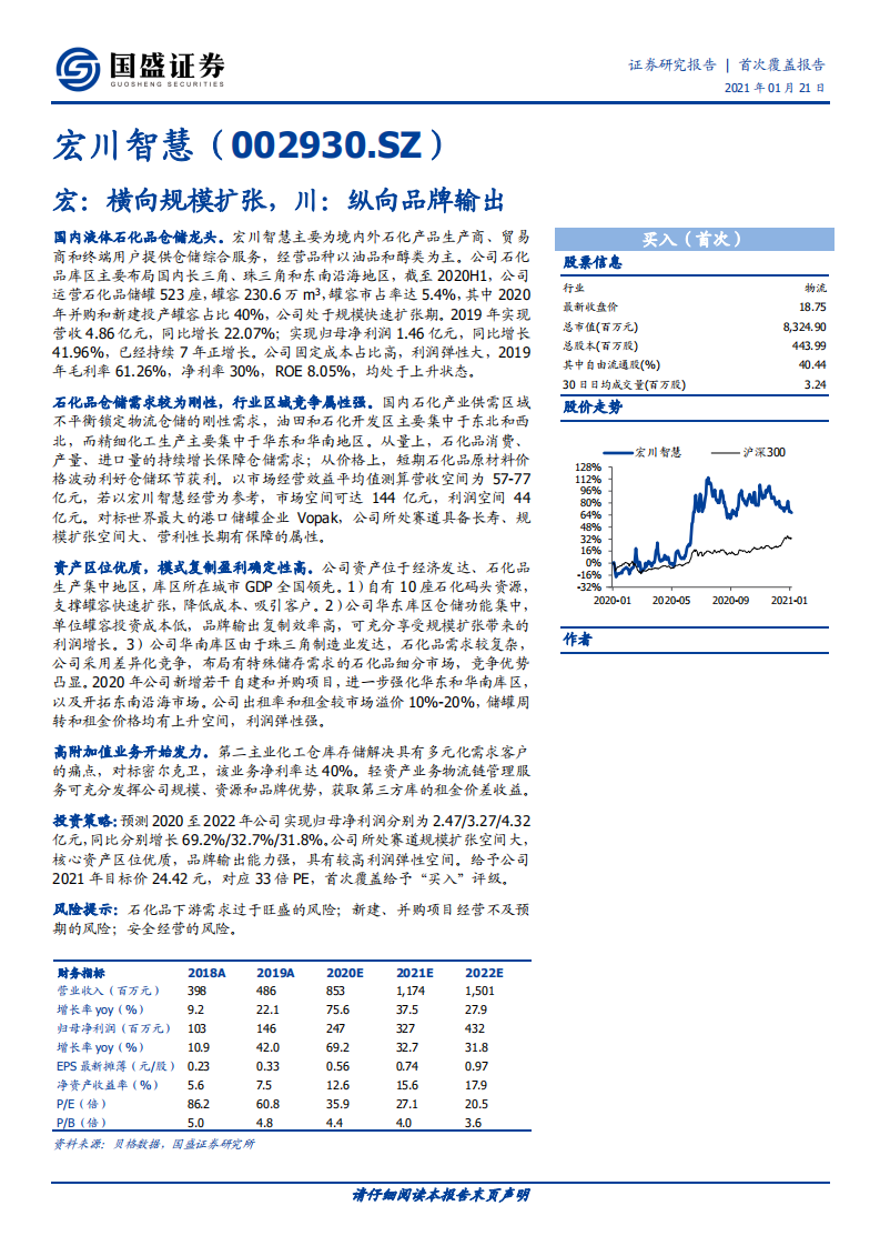 宏川智慧-宏，横向规模扩张，川，纵向品牌输出-210121.pdf 第1页