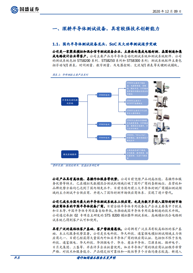华峰测控-国内测试设备龙头，国产替代加速突破-20201209.pdf 第5页
