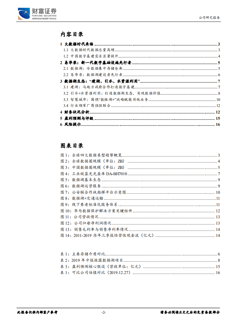 易华录-公司深度：战略布局数据湖，发力大数据时代-191228.pdf 第2页