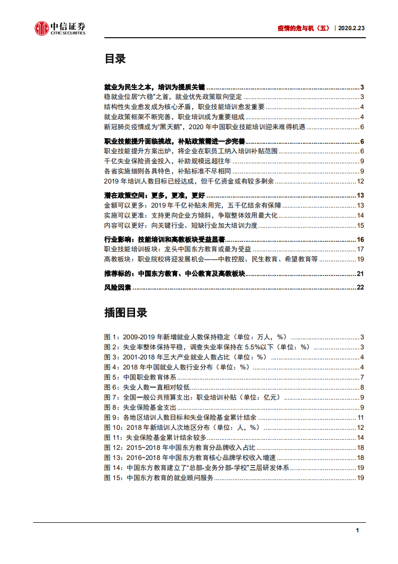 疫情的危与机（五）：职业培训，稳就业重要一环，发展迎千亿东风-200223.pdf 第2页