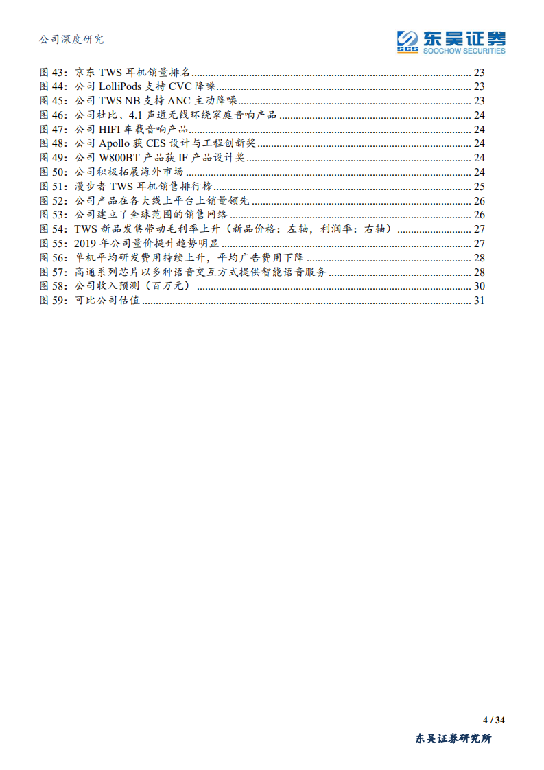 漫步者-公司深度研究：耳机无线革命，国货龙头崛起-200620.pdf 第4页
