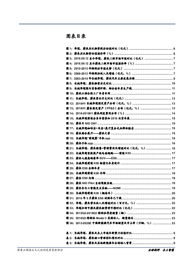 长城华冠-深度研究：当前途遇见蔚来，新车上路比拼-181130.pdf 第4页