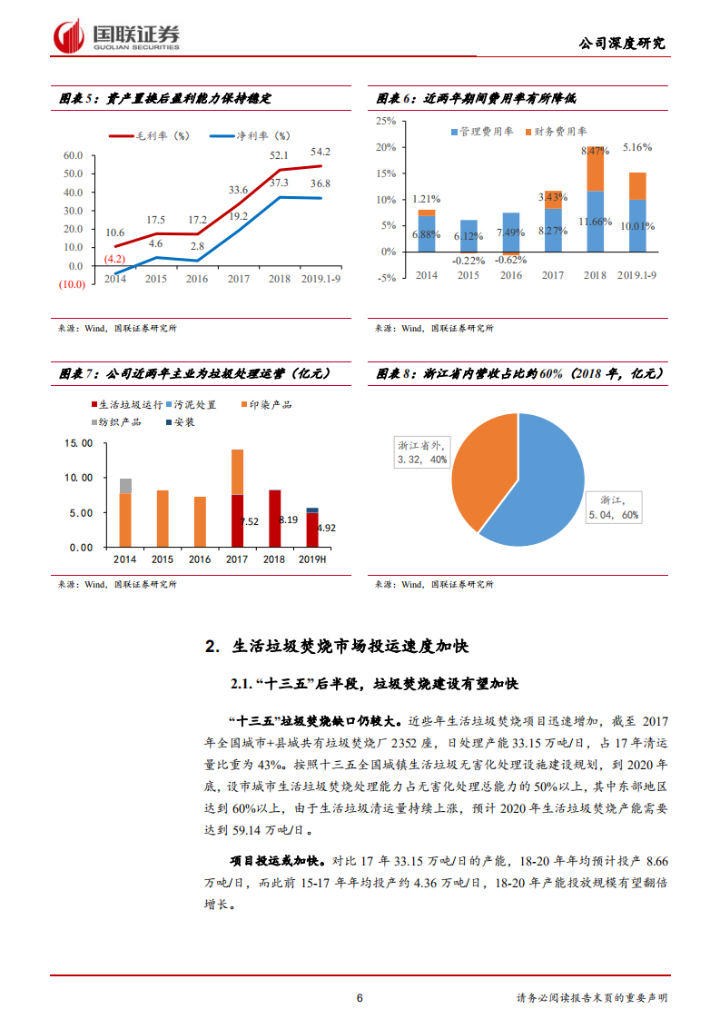 美欣达-优质垃圾焚烧运营企业，产能加速释放-191115.pdf 第6页