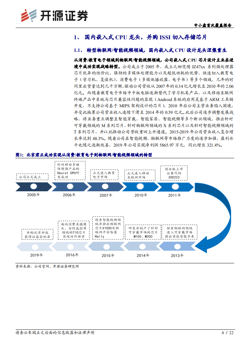 北京君正-中小盘首次覆盖报告：并购ISSI，国产车规级存储龙头起航-20201219.pdf 第4页