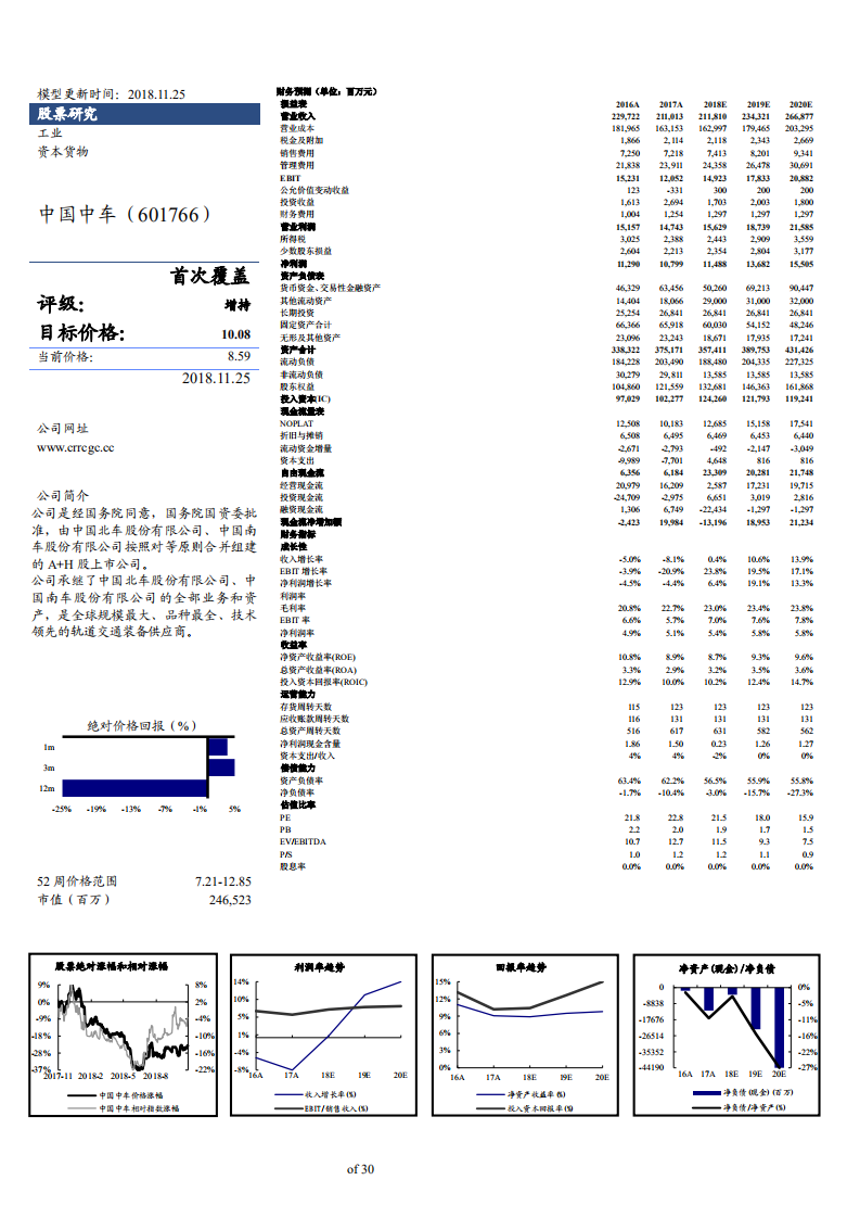 中国中车-首次覆盖：铁路市场景气度回升，列车开往春天-181126.pdf 第2页