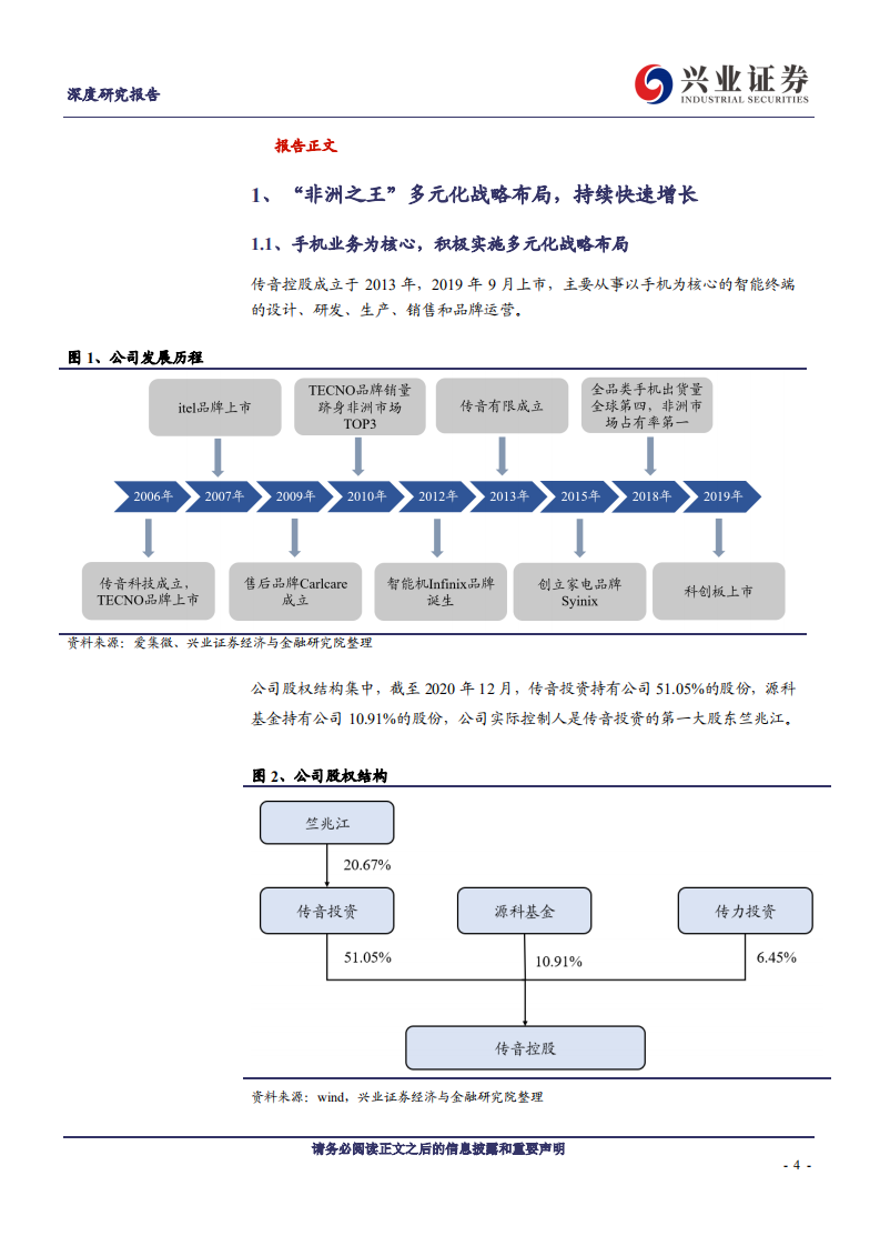 传音控股-品牌和渠道护城河持续加深，非洲之王踏上新征程-210303.pdf 第4页