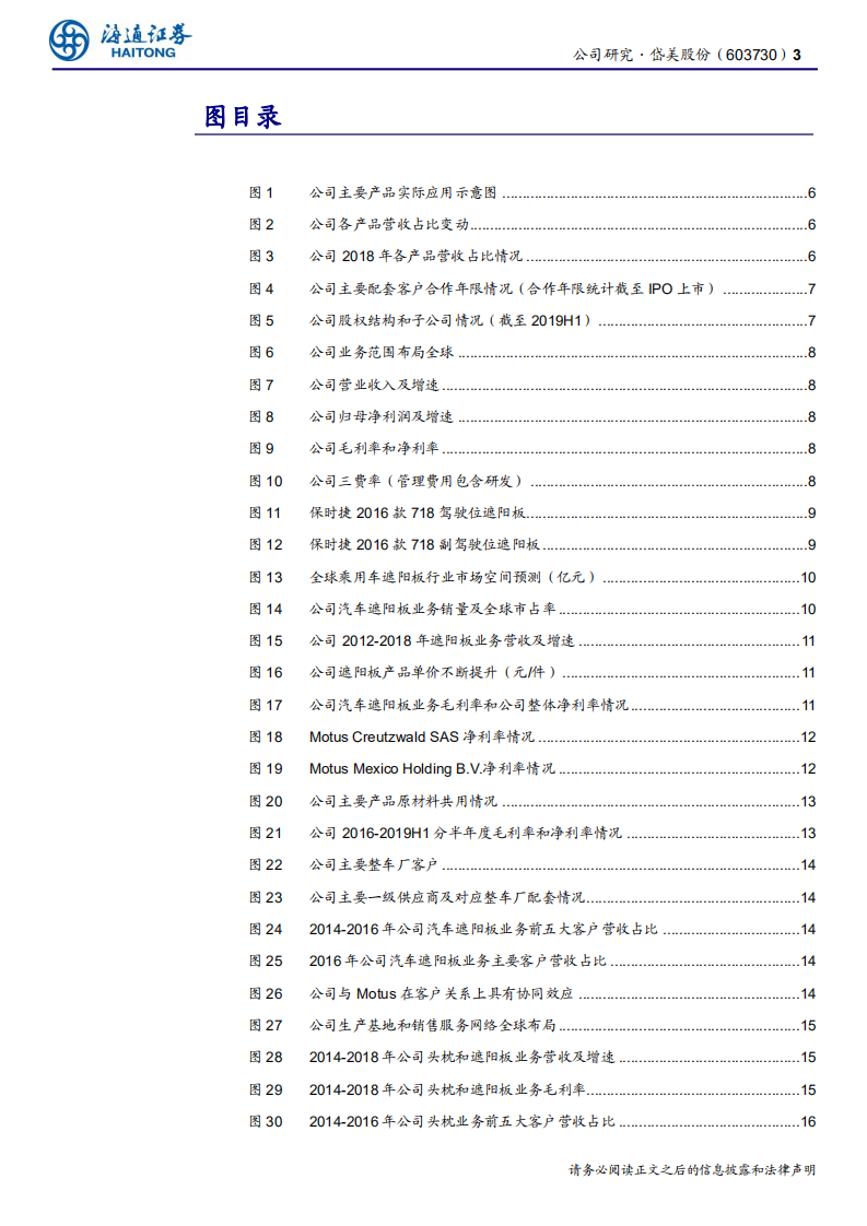 岱美股份-公司研究报告：遮阳板全球龙头，品类扩张贡献新增长-191120.pdf 第3页