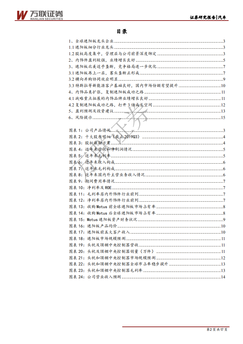 岱美股份-深度报告：遮阳板细分龙头，内饰件扩张可期-191226.pdf 第2页