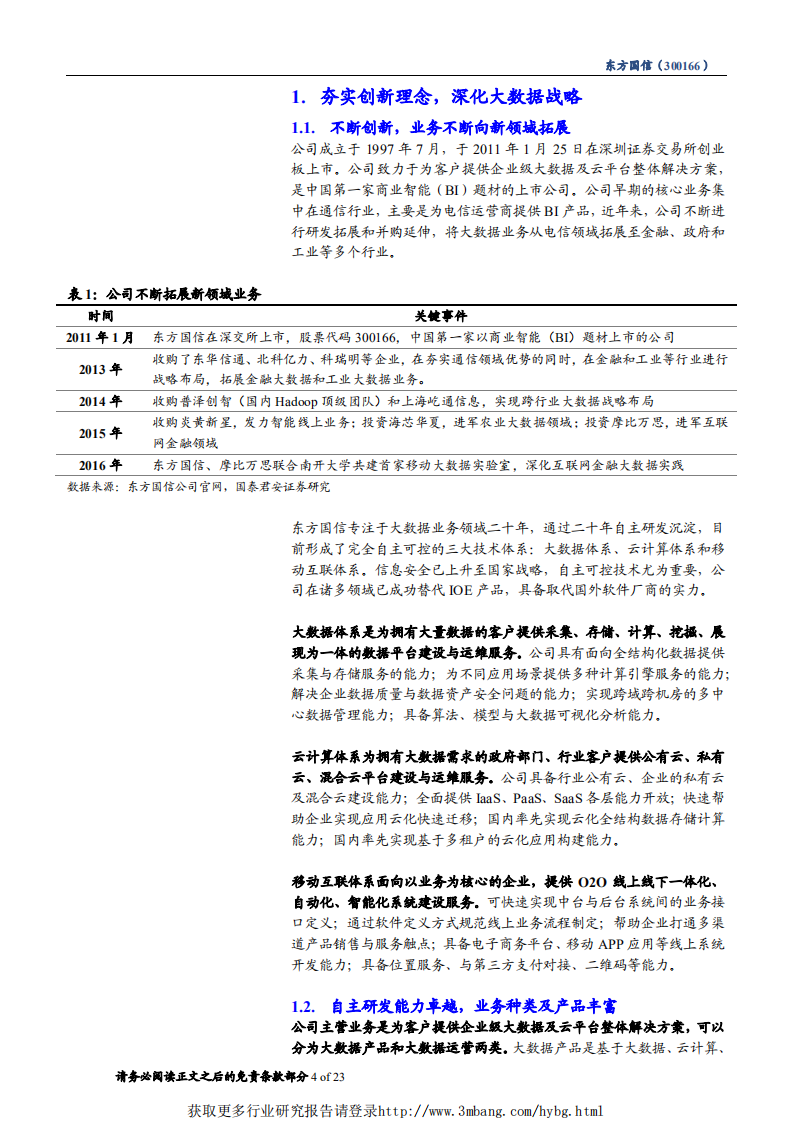 东方国信-搭乘数字孪生快车，迎工业互联网爆发，四轮驱动争创先，敢为大数据创新领导者-190417.pdf 第4页