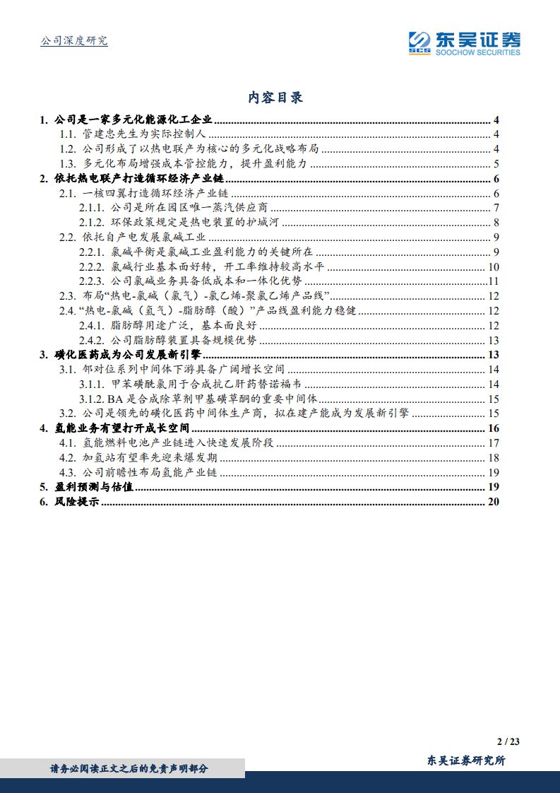嘉化能源-磺化医药发展迅速，氢能业务打开成长空间-191008.pdf 第2页