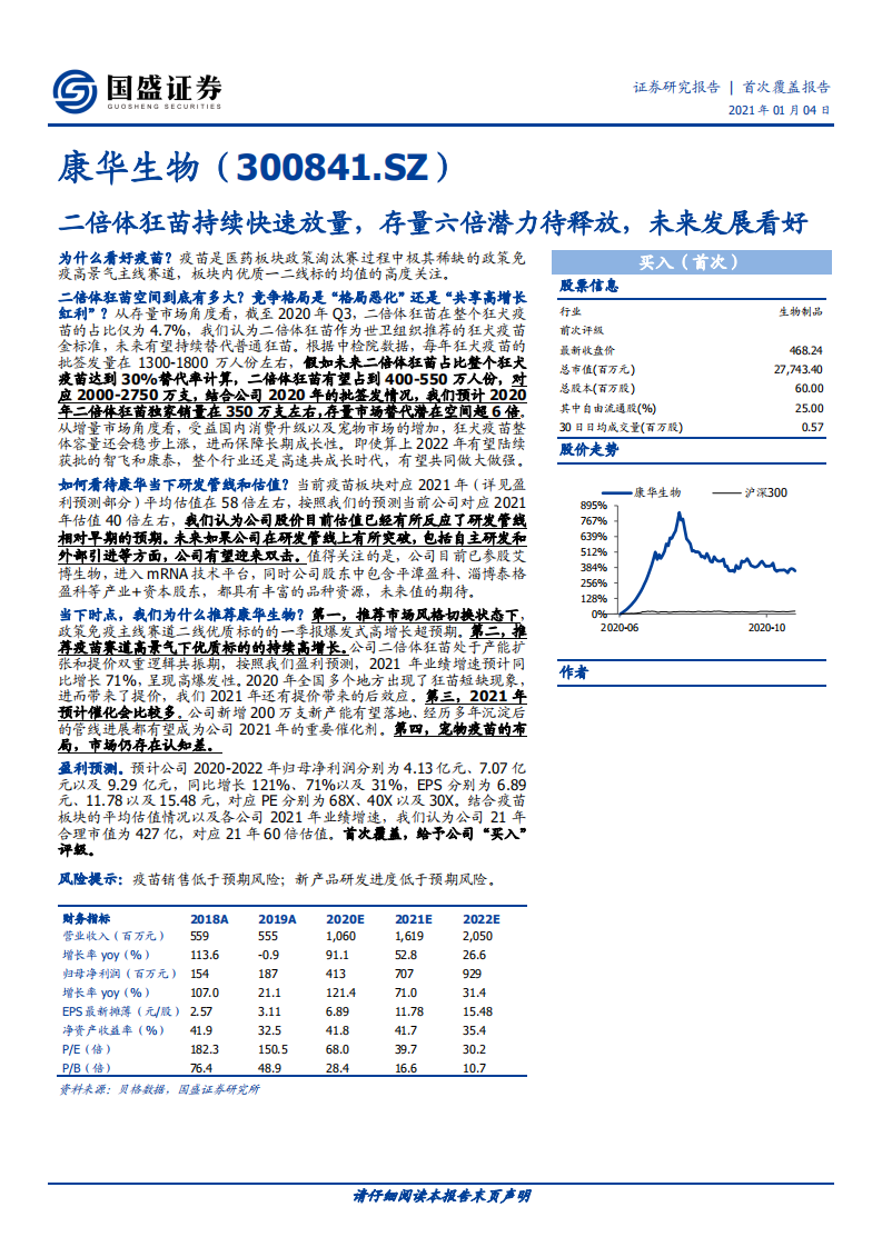 康华生物-二倍体狂苗持续快速放量，存量六倍潜力待释放，未来发展看好-20210104.pdf 第1页