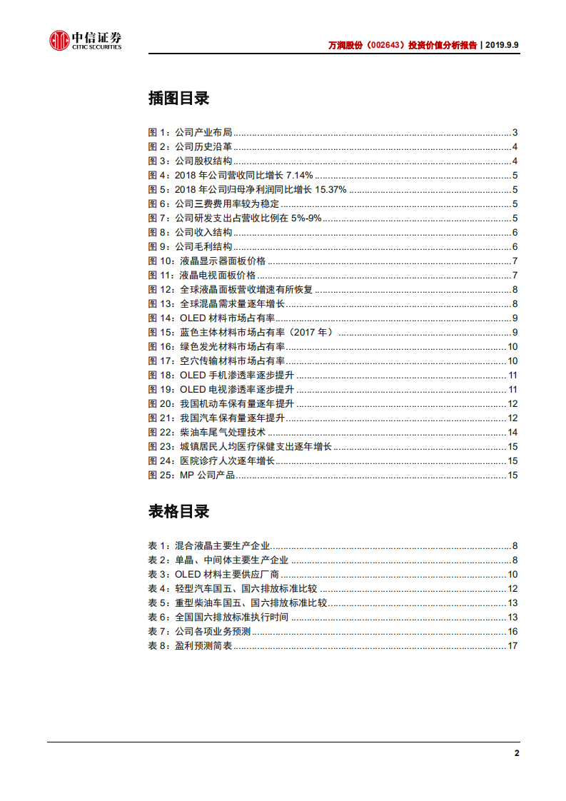 万润股份-投资价值分析报告：三大产业协同，国六落地助推快速发展-190909.pdf 第3页