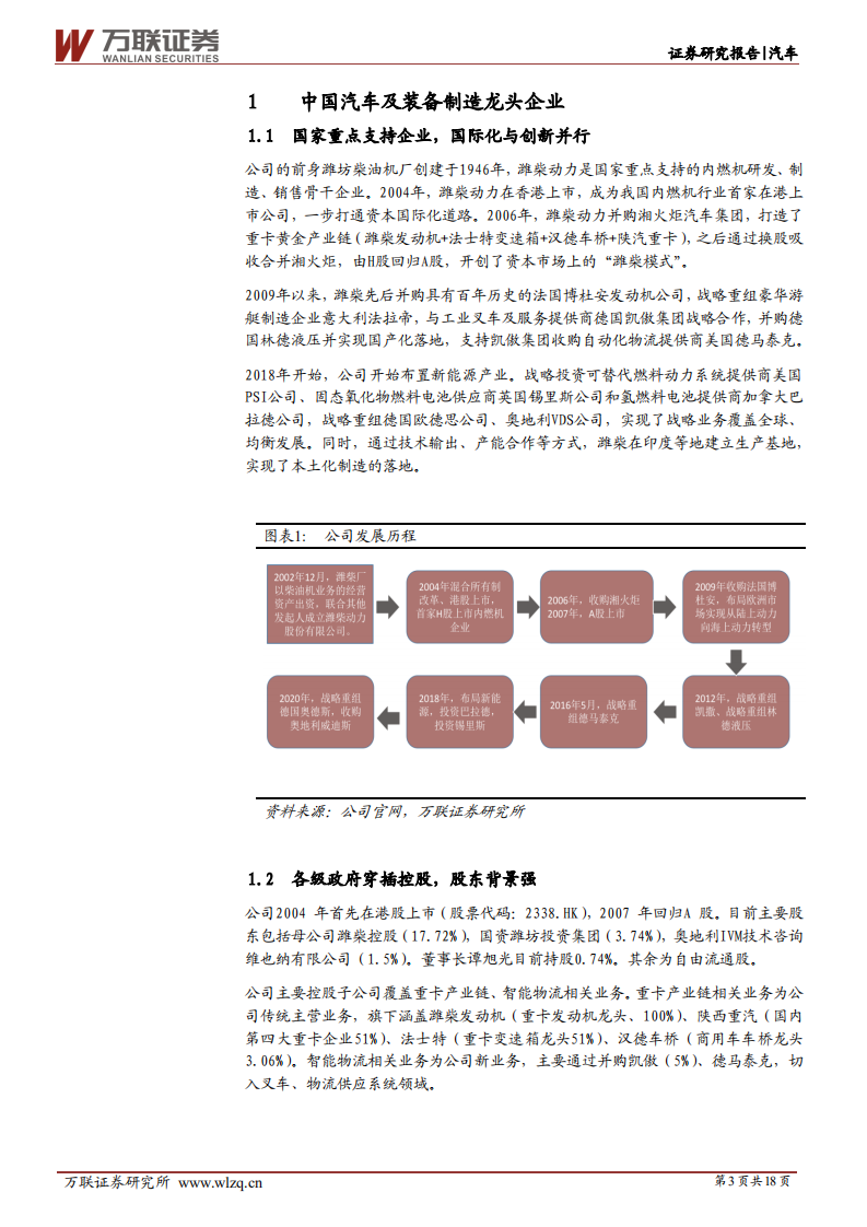 潍柴动力-深度报告：双碳国六背景下，重卡龙头新机遇-210507.pdf 第3页