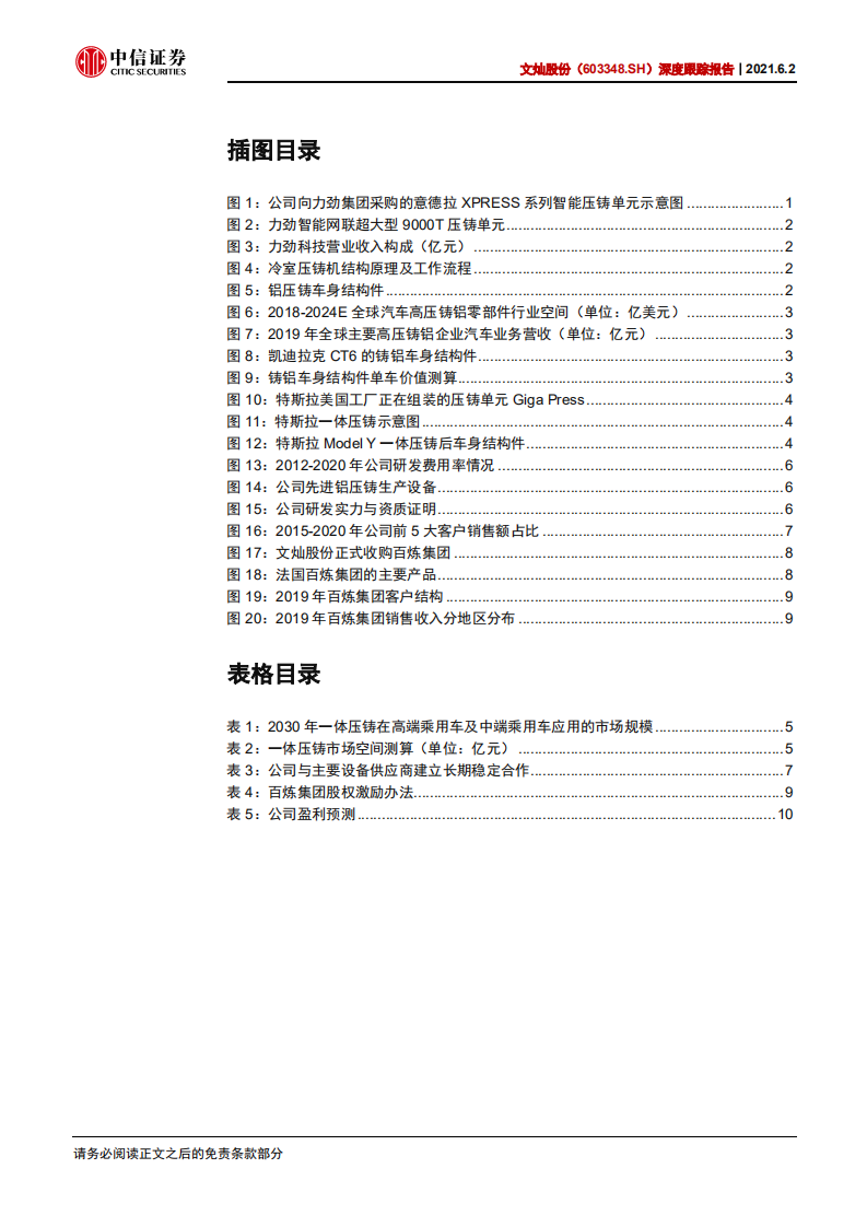 文灿股份-深度跟踪报告：战略合作产业上游，一体压铸新星升起-210602.pdf 第4页