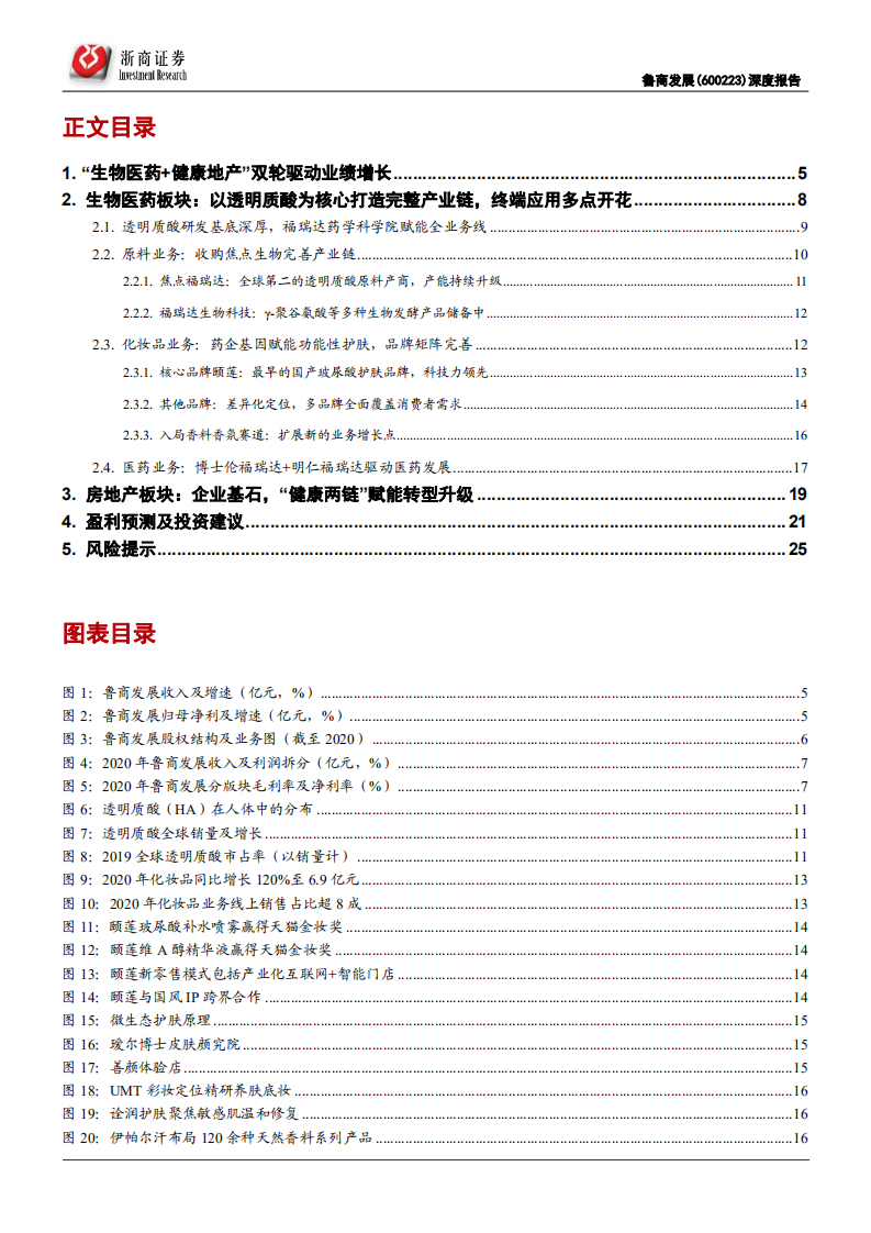 鲁商发展-首次覆盖报告：以玻尿酸+房地产为基石，构建大健康生态圈-210605.pdf 第3页