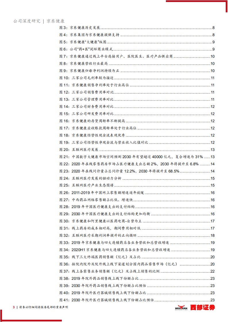 京东健康-首次覆盖报告：大健康互联网化，国民首席健康管家打造医疗闭环.pdf 第3页