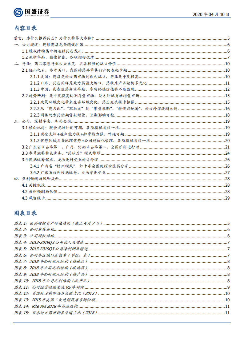 大参林-&ldquo;深耕华南，布局全国&rdquo;稳步推进，有望率先受益于处方外流-200410.pdf 第3页