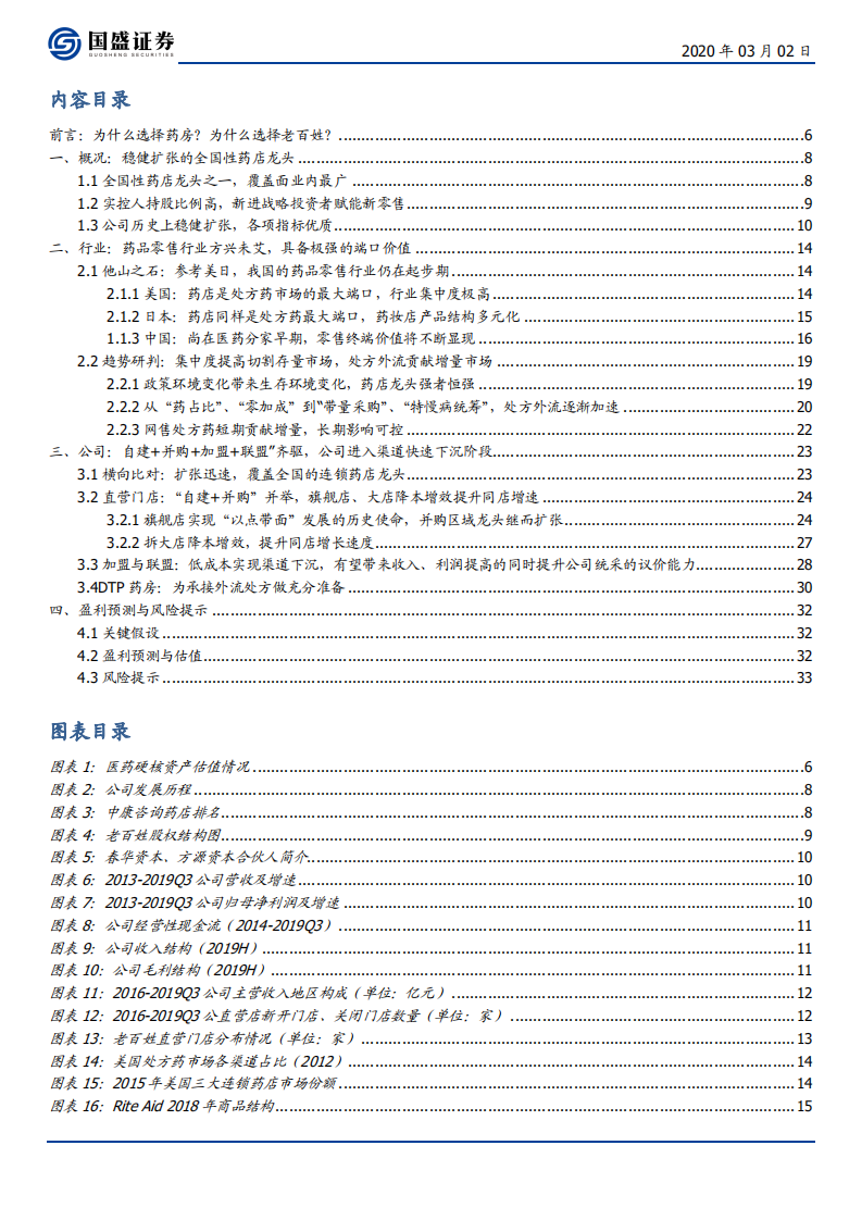 老百姓-业绩拐点逐渐显现，&ldquo;自建+并购+加盟+联盟&rdquo;全面扩张-200302.pdf 第4页